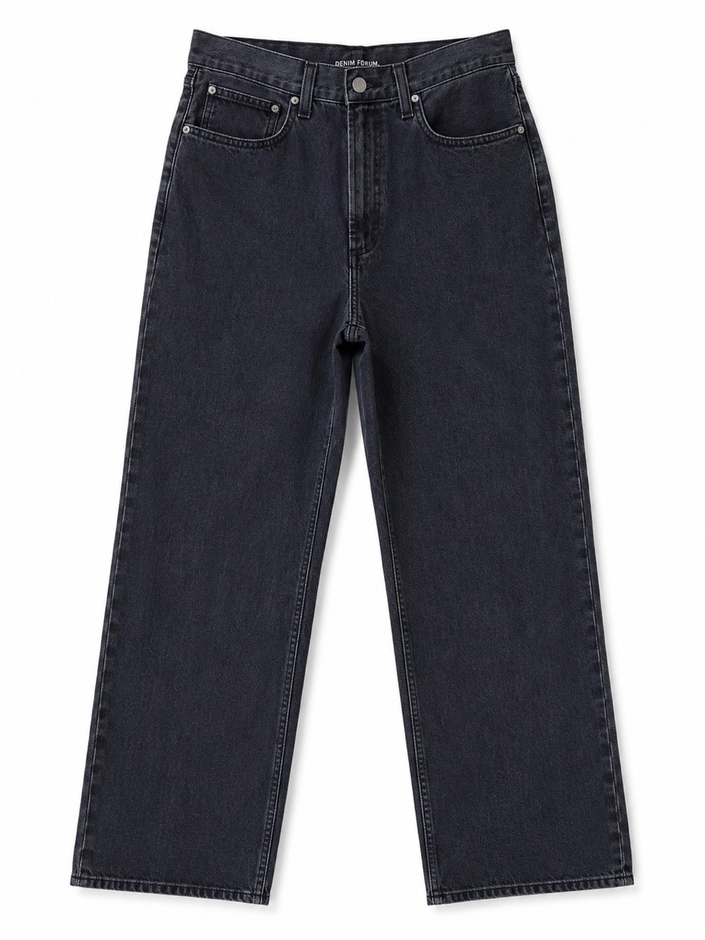 Aritzia Denim Forum Farrah Hi-Rise Wide Leg Jeans Black Size 31